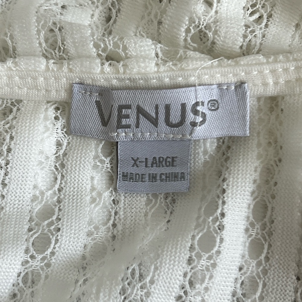 VENUS Ivory Lace-Up Swim Cover-Up - Picture 8 of 10
